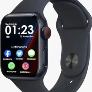Smartwatch Smartwatch Techy Alpha T500Ultra Max 1.92"HD Display Bluetooth Calling, Music Mode (Black Strap, Free size)