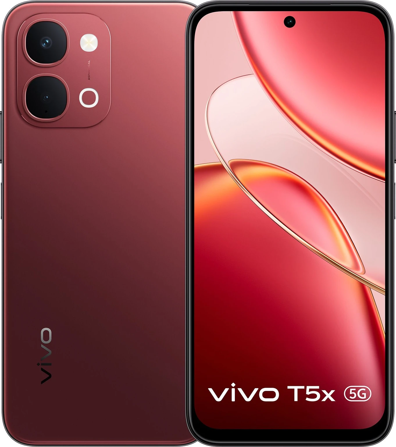 Mobile Phone vivo T5x 5G (Flame Red, 128 GB) (8 GB RAM)